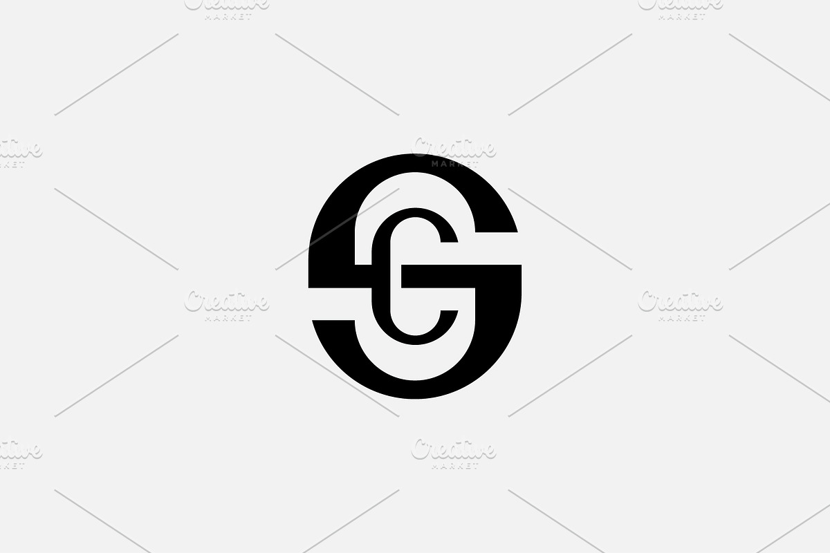 Letter S C Monogram Logo, a Branding & Logo Template by kurostd