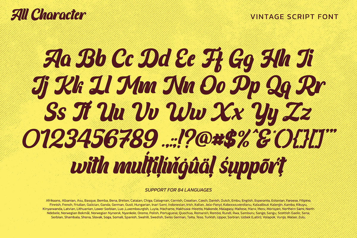 Glowing Midnight, a Script Font by Vintage Division (Photo 9 of 10)