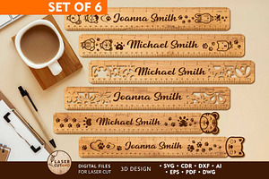 Custom  Rulers Set 3D Design Files