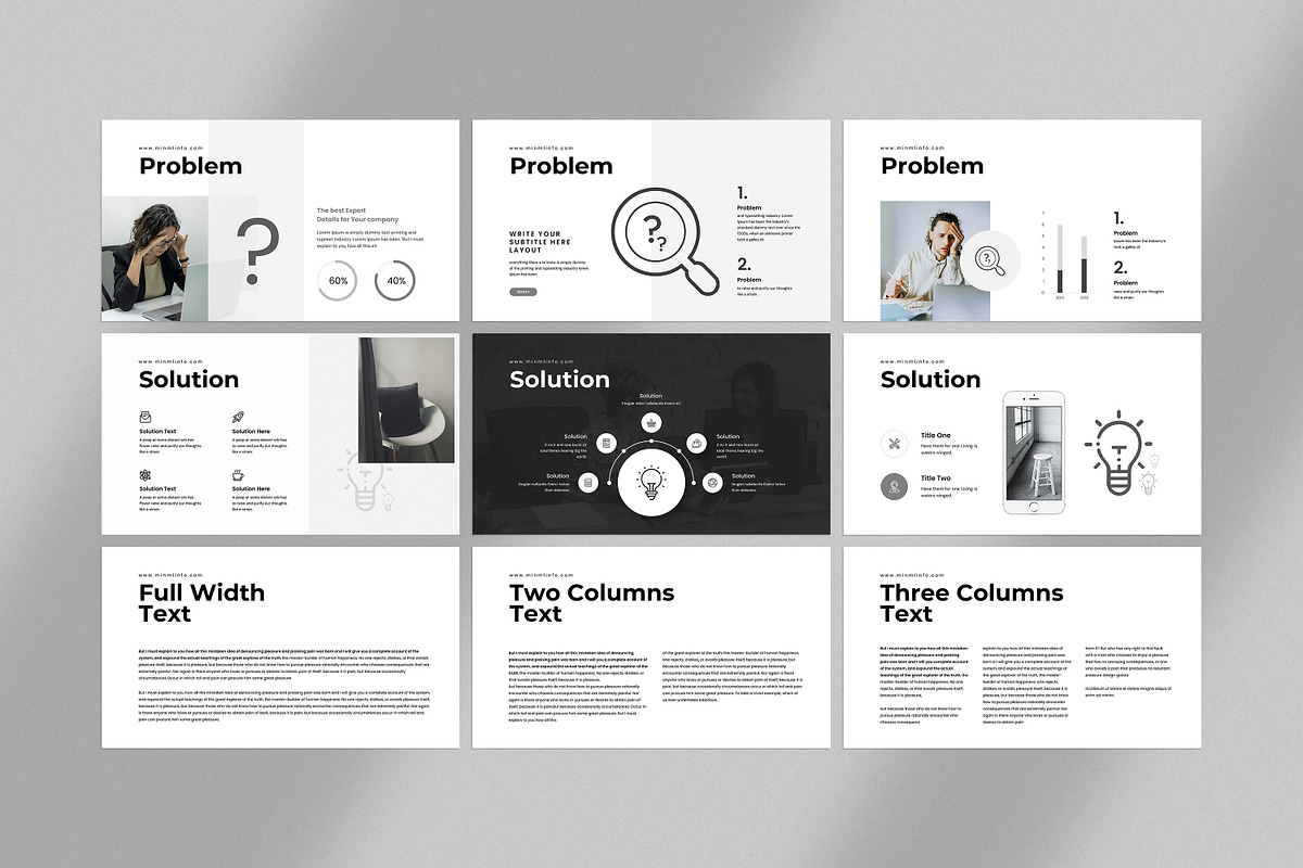 Minml Presentation Template, a Presentation Template by evgenystudio (Photo 14 of 28)