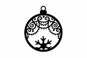 Christmas Laser Cut Ornament Bundle, a Graphic by musafir_fashion (Thumbnail 13 of 14)