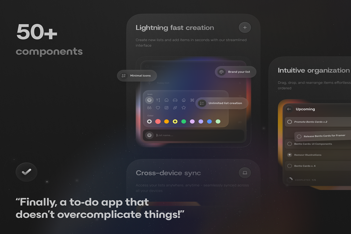 Coded App + Landing page Kit, a React Template by Creative Perspective (Photo 5 of 8)
