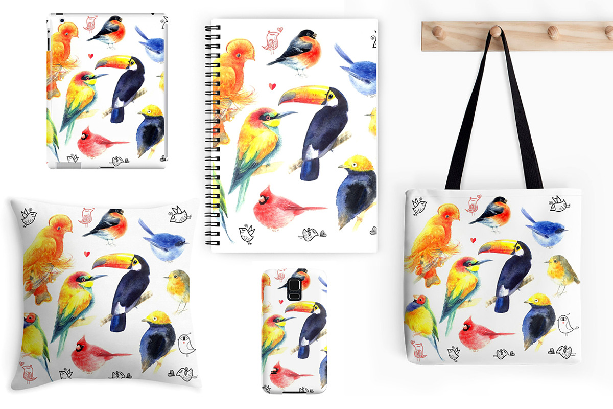 Original watercolor bird, an Animal Illustration by Tanor (Photo 3 of 3)