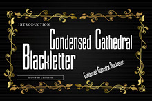 Condensed Cathedral Blackletter