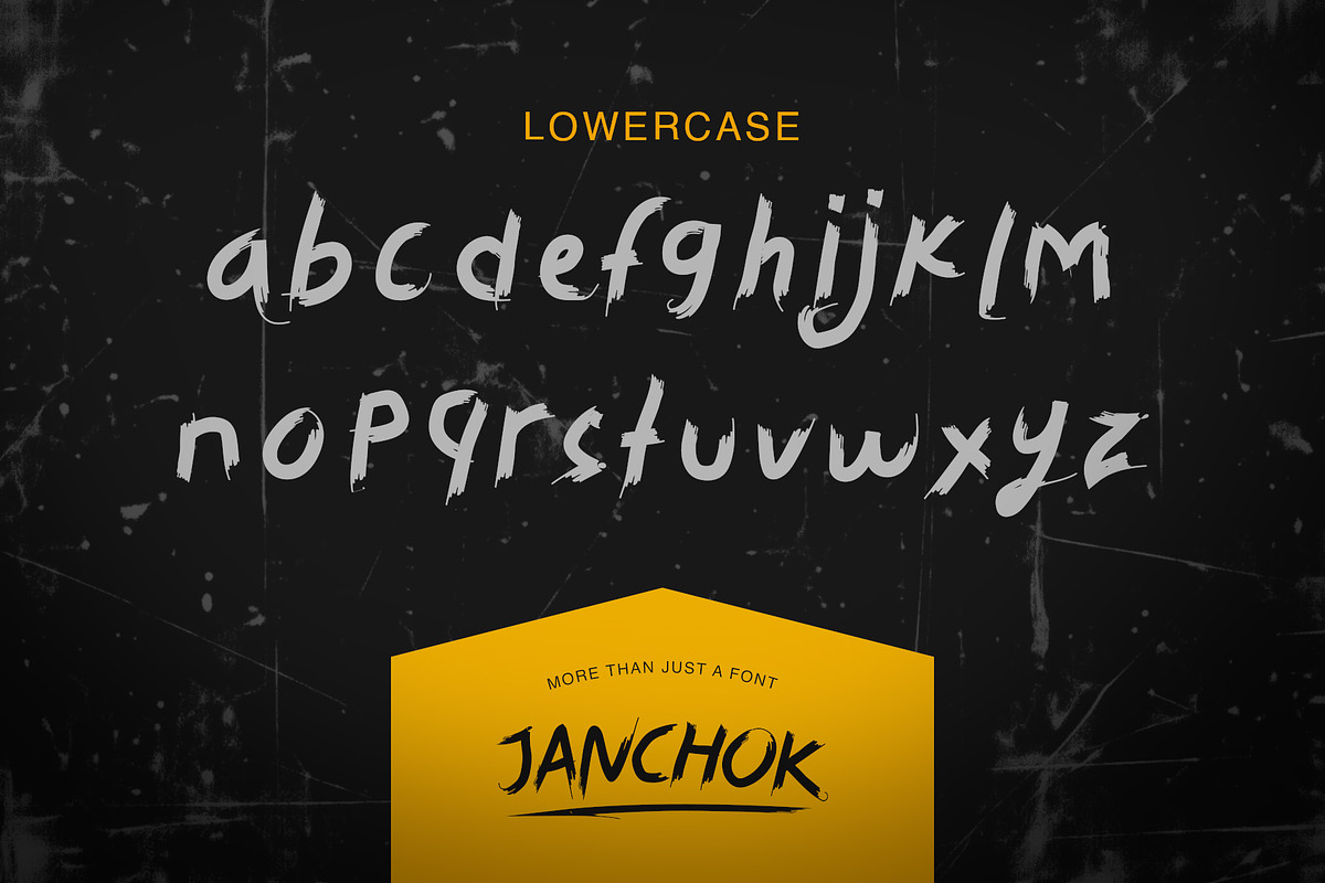 JANCHOK – Premium Brush Font, a Blackletter Font by Brainwave (Photo 3 of 5)