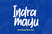Indramayu – Hand Drawn Marker Font, a Handwritten Font by Gassstype (Thumbnail 1 of 8)
