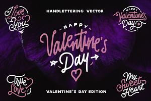 Valentine's Day Lettering Vol.2