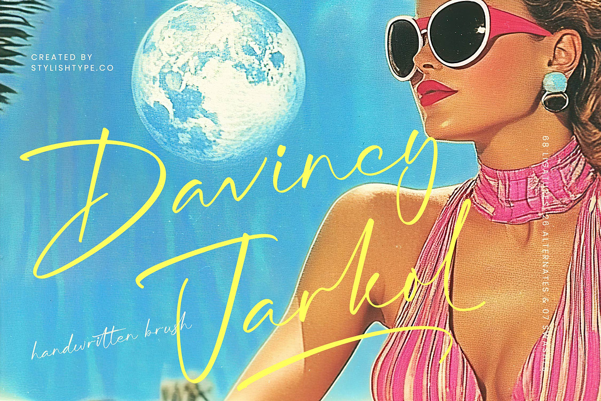 Davincy Jarkol Handwritten Brush, a Script Font by stylishtype.co (Photo 1 of 10)