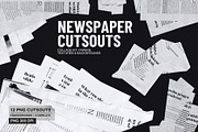 Newspaper Cutouts Collage Grunge Kit, an Object Graphic by ilonitta (Thumbnail 1 of 10)