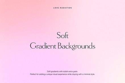 Soft Grainy Gradient Backgrounds