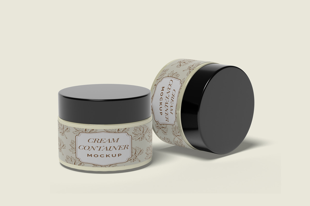 Cream Container Mockup, a Packaging Mockup by ulfatunnazira (Photo 6 of 9)