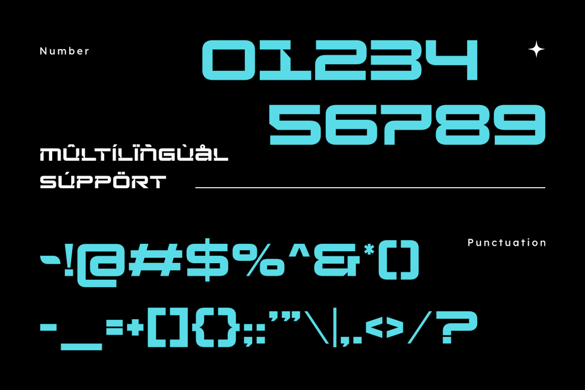 Futech - Modern Technology Font, a Symbol Font by Masyafi Studio (Photo 3 of 8)