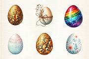 Easter Clipart, Easter Egg Clipart, an Illustration by DreamArtGraphic (Thumbnail 3 of 5)