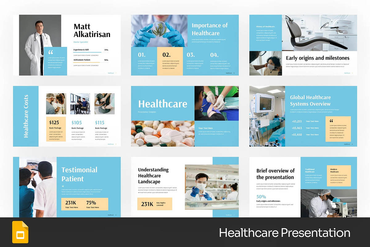 Healthcare Google Slides, Powerpoint, a Presentation Template by Fit-tee (Photo 1 of 4)