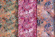 6 trendy tropical pattern., a Pattern Graphic by zeffir (Thumbnail 3 of 3)