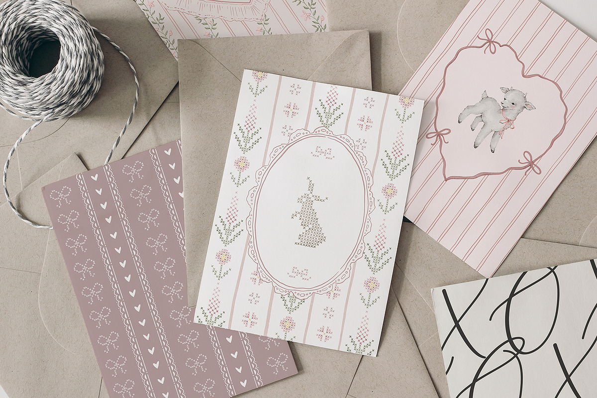 Whimsical Love Watercolor clipart, a Decorative Illustration by Kreker Kate (Photo 3 of 11)
