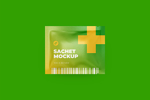 Sachet Mockup 100x80mm