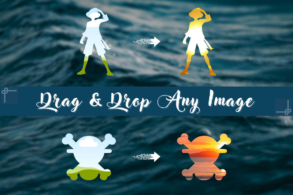 One Piece Anime Canva Frames, a Design Template by Creative Digital Template (Photo 2 of 2)