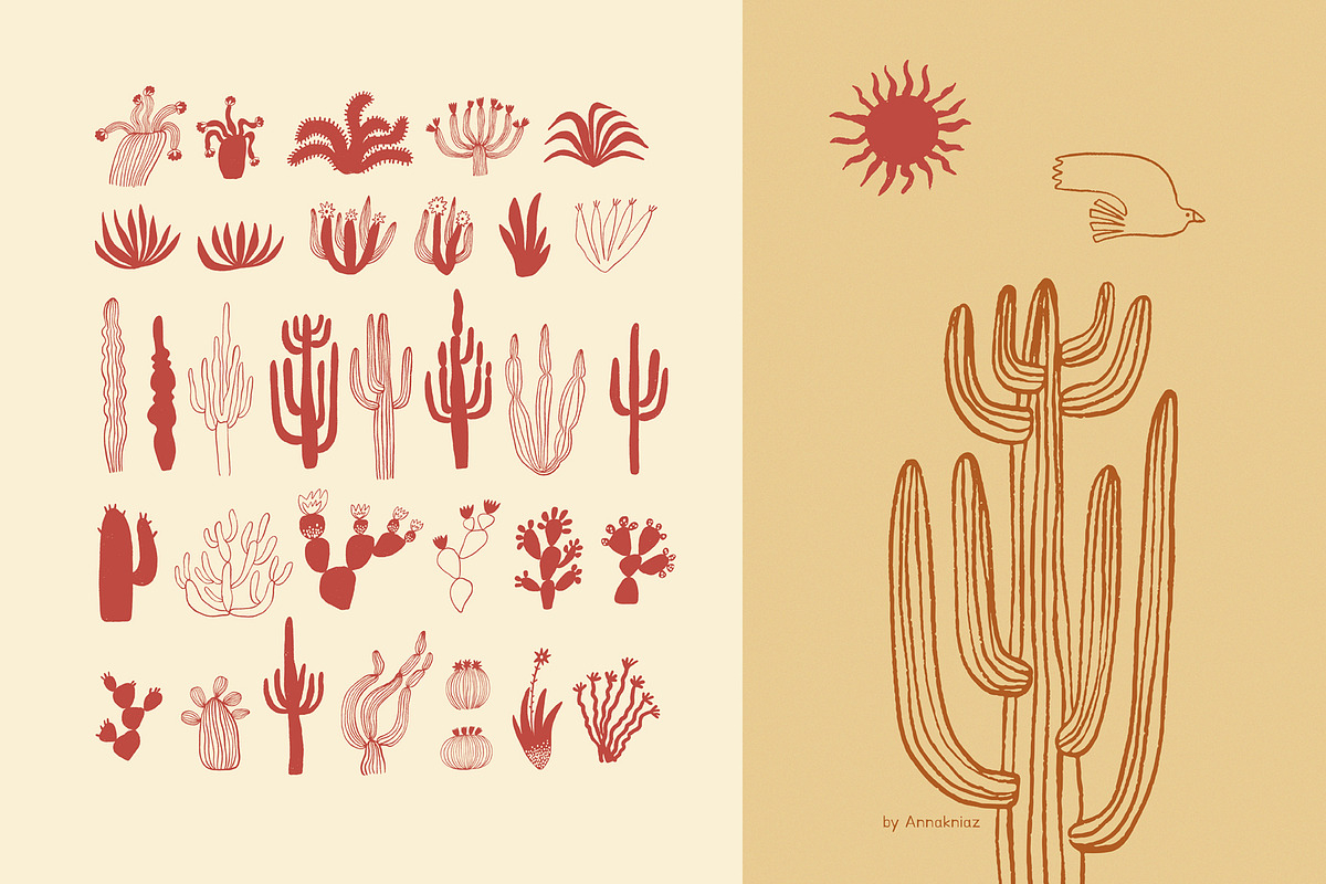 Fire Desert - cowgirl aesthetics, an Object Illustration by Annakniaz (Photo 8 of 15)