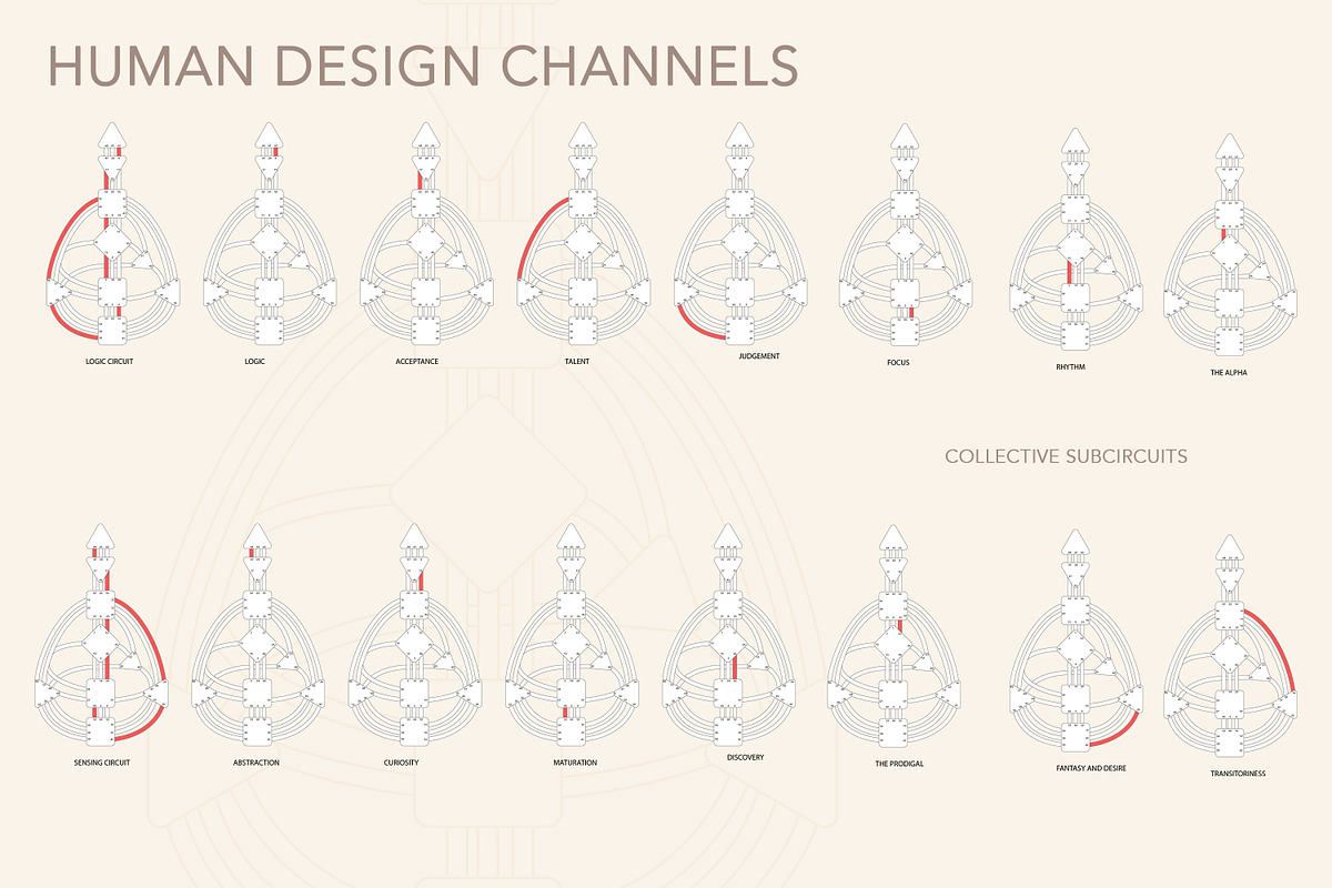 Human Design Vector + CANVA Bundle, an Illustration by Backyard Rose (Photo 24 of 35)
