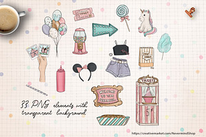 Carnival Pastel Clipart Kit