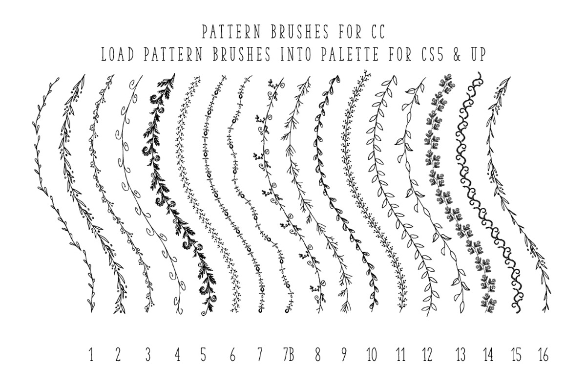 Hand Drawn Wreaths Flowers Vectors, an Illustration by becky nimoy (Photo 2 of 5)