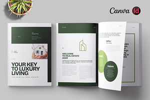 Real Estate Brochure | Canva, a Brochure Template by Pixelpick