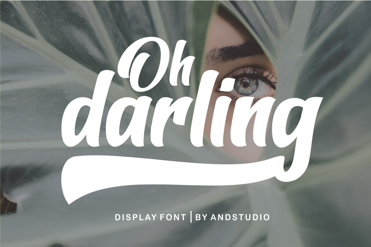 Oh darling, a Sans Serif Font by And Studio (Photo 1 of 12)
