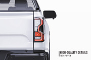Super Cab 4x4 Pickup Wrap Mockup Set, a Product Mockup by Halal Graphic Studio (Thumbnail 3 of 15)