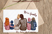 Winter Mood, Family Clipart, a Decorative Illustration by ArtedeCatrin (Thumbnail 9 of 12)