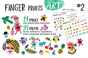 Finger prints ART (part 2), an Animal Illustration by Alena Razumova (Thumbnail 1 of 14)