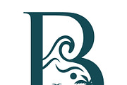 Letter B logo featuring beach, an Object Illustration by LogosDen (Thumbnail 3 of 3)