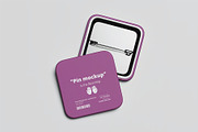 Pin mockup, an Advertising Mockup by zpackcreative (Thumbnail 4 of 5)