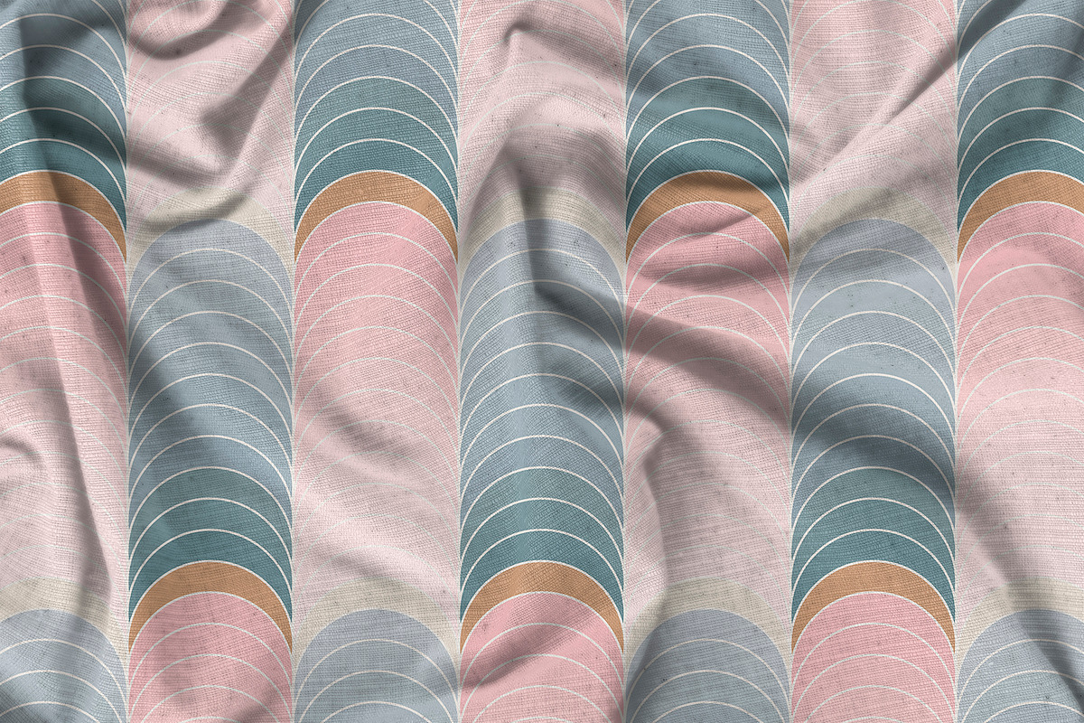 3D Wavy Geometric Pattern, a Pattern Graphic by StudioGemen (Photo 9 of 10)