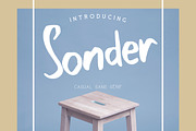 Sonder, a Sans Serif Font by Khal (Thumbnail 1 of 6)
