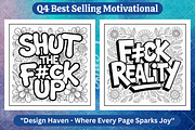 Adult Swear Word Coloring Book, an Illustration by Coco Bloom (Thumbnail 3 of 4)