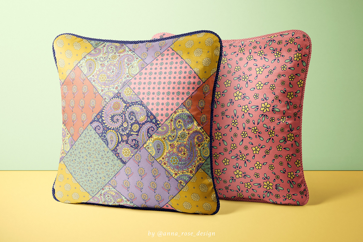 Boho Paisley Patterns & Motifs, a Pattern Graphic by Rose Design (Photo 6 of 13)