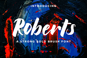 Roberts // Strong Bold Brush Script, a Blackletter Font by Haksen (Thumbnail 2 of 7)