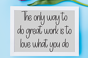 Snowing Outside | Script Font, a Script Font by Scratchones (Thumbnail 3 of 8)
