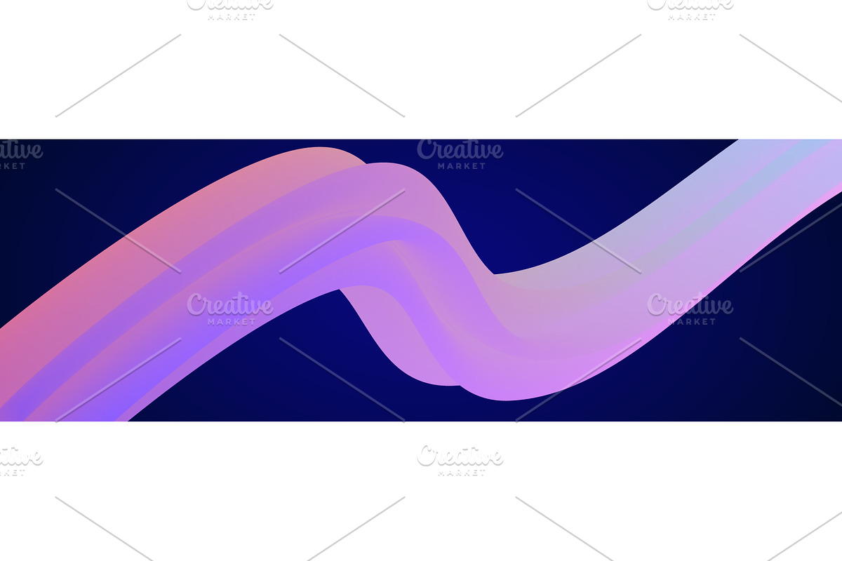 3d Gradient Shape. Beautiful, an Illustration by Holo Art