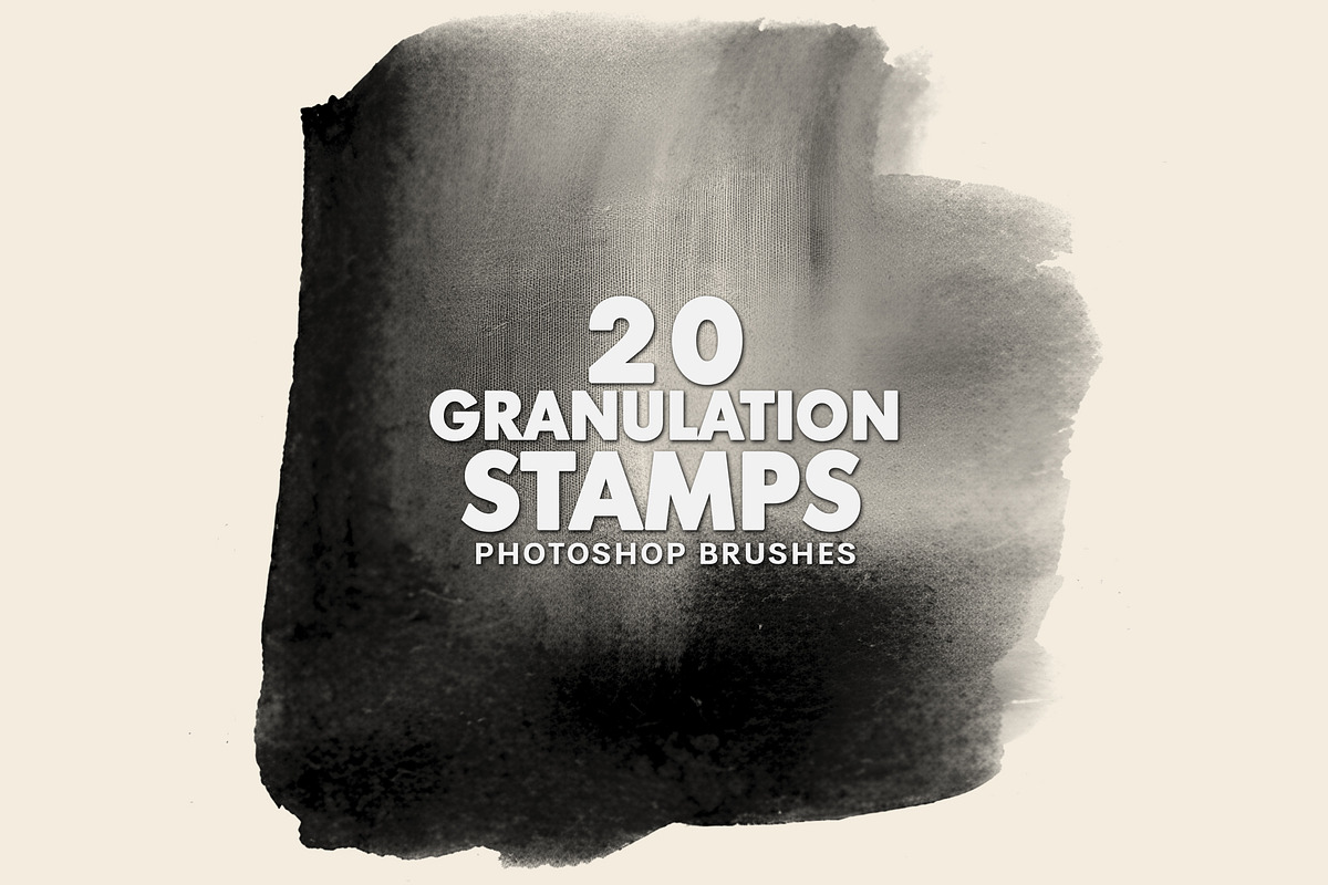 Granulation Stamps Photoshop Brushes, a Brush Add-On by AB-TheDesigner (Photo 1 of 4)