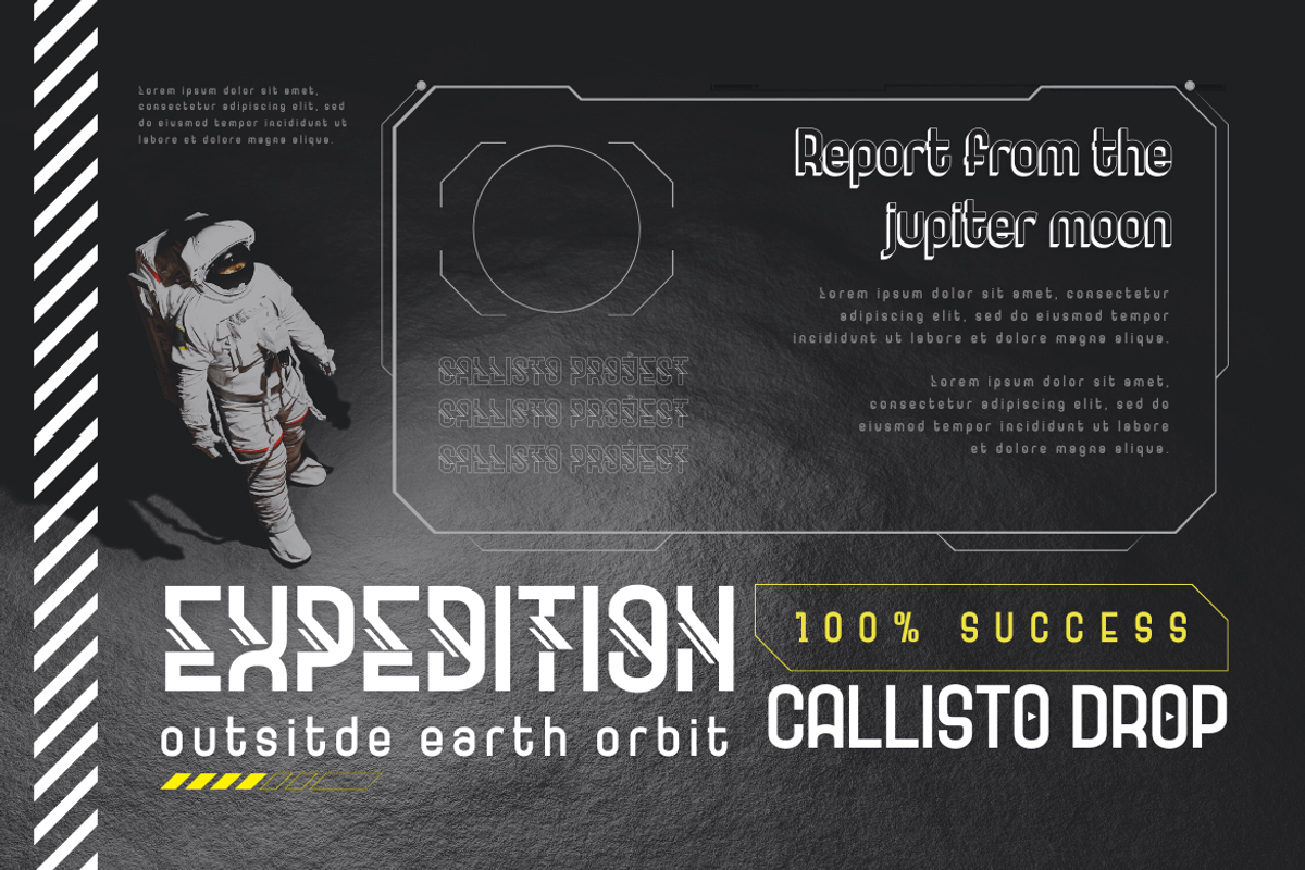 Goxac | Futuristic Font, a Sans Serif Font by twinstd (Photo 10 of 13)