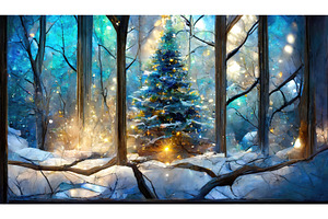 A magical winter scene through, a Holiday Photo by Igor Tichonow