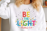 Christmas Light Be the Light Matthew, an Illustration by SinaCreation (Thumbnail 3 of 7)