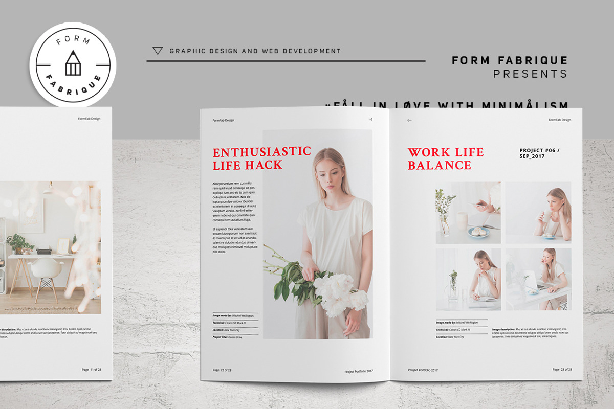 Crimson Project Portfolio, a Brochure Template by Form Fabrique (Photo 11 of 17)