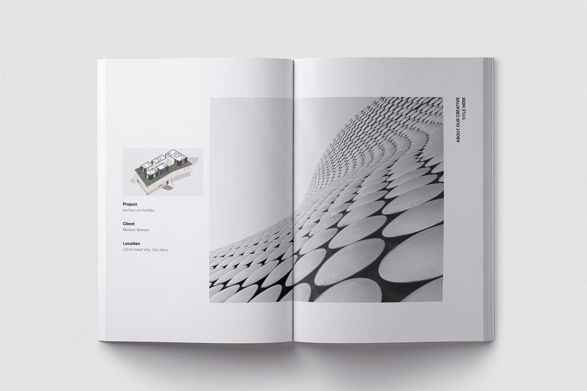 Architecture Brochure Template, a Brochure Template by TemplateFolio-Shop (Photo 12 of 18)