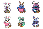 100 Kawaii Easter Chicks Transparent, an Object Graphic by XPERTDESIGNER (Thumbnail 8 of 18)