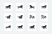 60 Horse Silhouette Logo Bundle, a Branding & Logo Template by Vectorium Studio (Thumbnail 6 of 11)