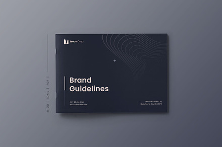 Minimalist Brand Guidelines - Tropo, a Brochure Template by fakhroo