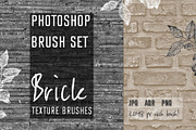 Photoshop Brush Set BRICK TEXTURE, a Brush Add-On by archibicc (Thumbnail 1 of 2)